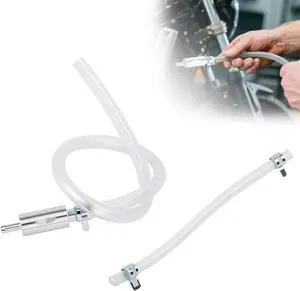 Brake Bleeder Hose, Hydraulic Clutch Systems Bleeding Tool with One-way Non-return Check, PVC Flexible Rubber Hose Replacement, Universal for Motorcycle Repair Accessories