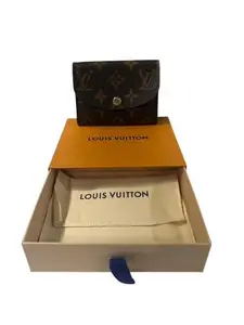 Pre-owned Louis Vuitton Canvas Small Leather Goods Monogram Rosane Full Set Perfect For Daily Use