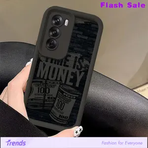 Compatible with Samsung Galaxy S26 Time is Money Phone Case Suitable for Galaxy A26, A36, A55, A35, A06, A16, A05, A14, A24, A34, A54, A15, A05S, A25, A23, A33, A53, A73, A13 4G/5G Shockproof Soft TPU Back Cover