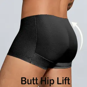 1.5CM thickness Padded Panties Underwear for Men,Fixed thickening sponge back pads underwear,Lift hips Underwear,Men Enlarged Hip Lifter Enhancer Briefs