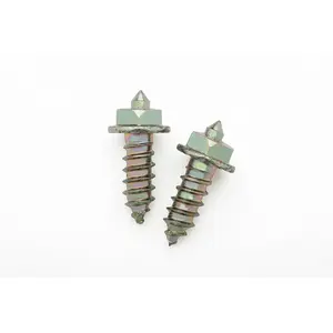 20 Pcs Screw-in Traction Cleats Boot Studs With Installation Tool, Anti-slip Replacement Cleats for Wading Boots, Perfect for Ice Fishing, Trekking, Mountaineering, Hiking and Logging