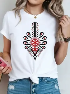 Ethnic Art Style Featuring Eastern European Totem
