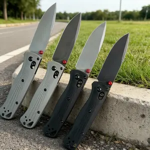 535BK-4EDC folding knife, stylish portable fruit knife, kitchen knife, high-quality stainless steel pocket knife, perfect for outdoor camping, hiking, fishing, and everyday carry