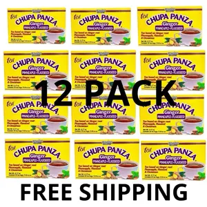 12 PACK V Tea CHUPAPANZA - Ongonger Root, Pineapple, Flax & Cinnamon (30 bags) - Beverage herbal  tea herbal blend natural herbal