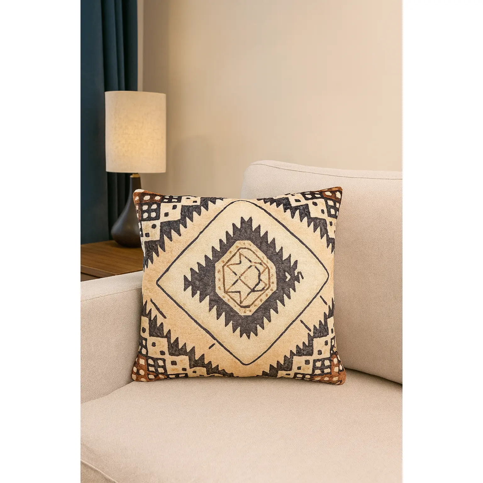 Persian-Inspired Luxurious Sofa Cushions, Stylish Accent Cushions for Household Textiles & Soft Furnishings, Sofa Cushion