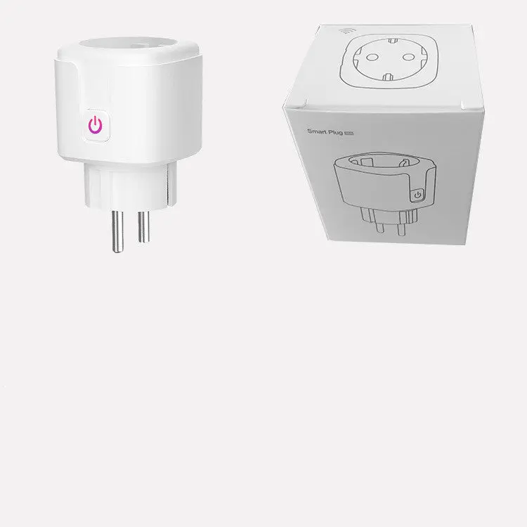 European Smart Plug Socket, Flame Retardant, WiFi Enabled, Home Use