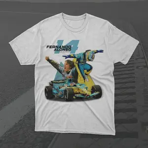 Fernando Alonso Formula 1 Tshirt, Renault F1 Shirt