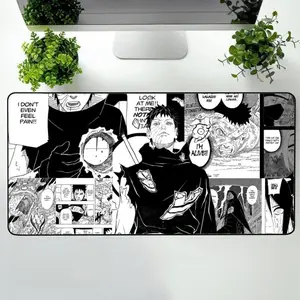 Naruto Obito Uchiha Manga Panel Desk Mat