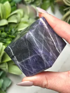Purple Opal Cube - #9