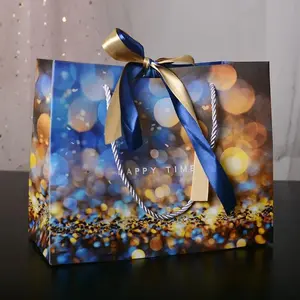 5PCS Happy Hour Gift Bags Shopping Tote Bags Candy Packaging Bags Simple Pick A Star for You Gift Bags Birthday Holiday Gift Ba Gift Wrapping Supplies