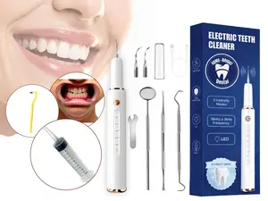 Electric Teeth Cleaner - 5 Modes, 3 Replaceable Heads for Home Use