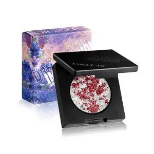 De'lanci Duochrome Eyeshadow Palette - Multichrome Pressed Powder with Shimmer Pigment for Radiant Makeup Looks