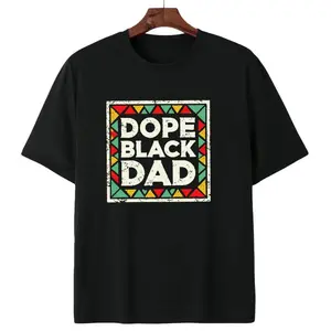 Bold And Stylish Statement Celebrating The Pride And Confidence Of Being A Black Dad T-Shirt