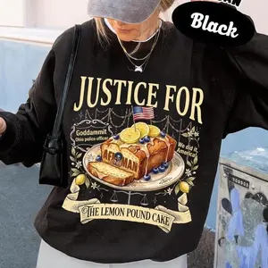 Case Closed Lemon Pound Cake Graphic Sweatshirt, Funny Dessert Pullover Hoodie For Men & Women