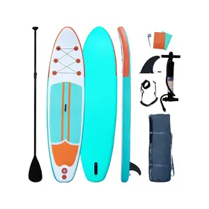 Inflatable Stand Up Paddle Board 10'4''/124"X31"X6"With Premium SUP Paddle Board Accessories For All Skill Levels With ISUP Accessories, Fins, Adjustable Paddle, Pump, Backpack, Leash