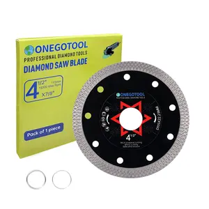 4-1/2" Tile Grinder Diamond Cutting Blade for Angle Grinder Tile, Super Thin Indestructible Disc for Grinder for Cutting Porcelain Ceramic Granite Marble.
