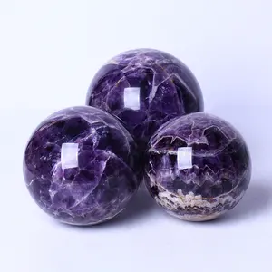 High-quality dreamy amethyst large sphere