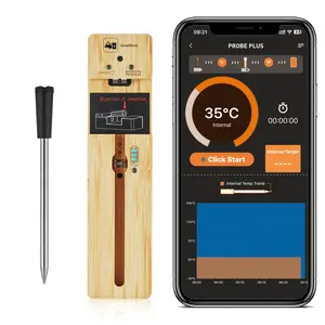IsmartCook BBQ Genie Bluetooth Meat Thermometer for Smokers & Grills - Instant Read with Alerts termo  pro Kitchen Utensils
