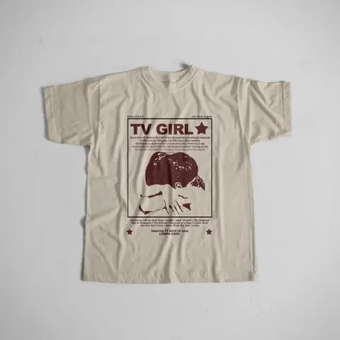 Y2k Tv Girl Lovers Rock Song T-Shirt, Vintage Graphic Tees Gothic Grunge Y2k Emo Scene Amity Affliction Style Clothes Men Women Streetwear