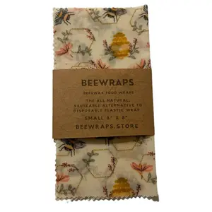 Beeswax Food Wrap Single Small 8” x 8”