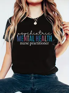 100% Cotton Psychiatric Mental Health Nurse Practitioner PMHNP Student T-Shirt T Shirt