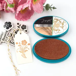 Metallic Pigment Ink Pad For Intense Metallic Effects；Perfect for Seamless Blending, Stamping, and Embossing DIY Craft Tools