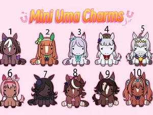 Mini Uma acrylic Keychain!, Gift Kid, Gift Birthday