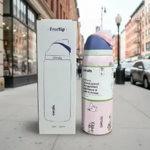 Owala Sn0o-py Water Bottle – Insulated, Cute Cartoon Style, Travel Friendly