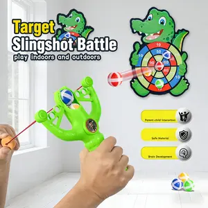 Safe Slingshot Shooting Toy Set, Ideal Birthday Gift for Boys and Girls, Indoor and Outdoor Play, Fun and Safe Game