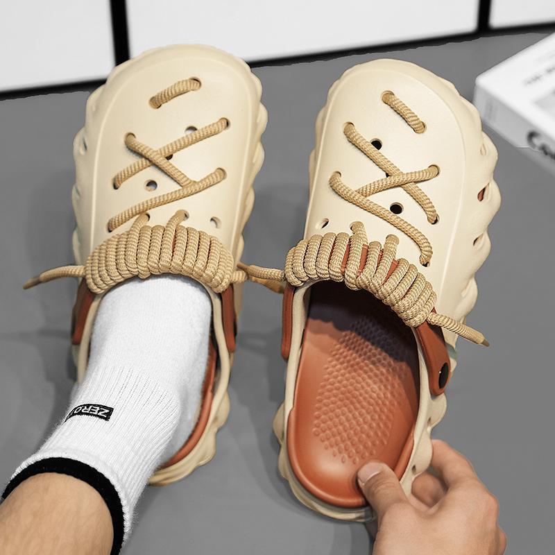 2025 summer new breathable casual fashion lightweight non-slip slippers multifunctional unisex indoor and outdoor beach shoes casual style fashion shoes
