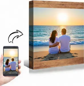 Customizable Family Photo Print Wall Decor, High Resolution Personalized Canvas Wall Art, Custom Gifts for Home Bedroom Living Room Decoration, Send Photos via Message After Order