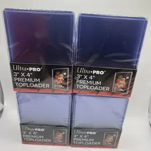 Ultra Pro 3X4 PREMIUM Toploaders 35pt 4 Packs of 25 for Standard Sized Cards