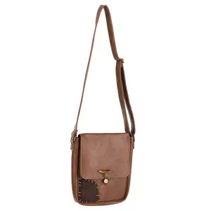 Disney Tangled Flynn Rider Brown Satchel