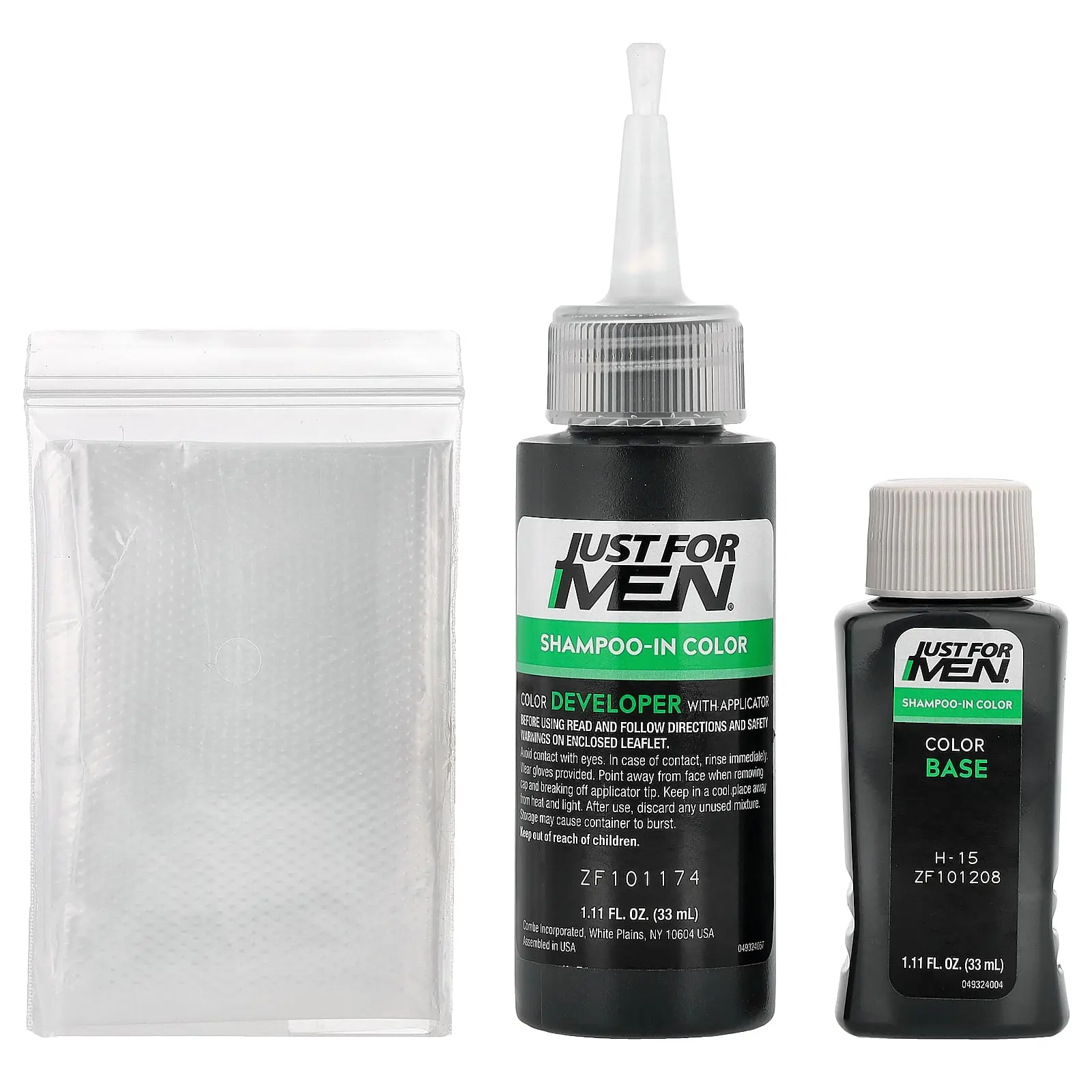 Just for Men Shampoo-In Color Haircolor Kit, H-15 Dark Blond/Lightest Brown , Single Application