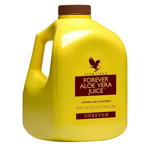 Forever Living - Aloe Vera Juice - Lemon Lime Flavor, Pure Inner Leaf Gel Drink for Digestive Health and Immune Support, 1 Liter