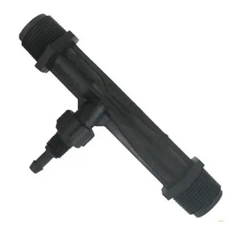 Mazzei - 1587 Series - 1.5" Male NPT Inlet/Outlet Connections (0.50" Barbed/Male NPT Threaded Suction Port Cap)