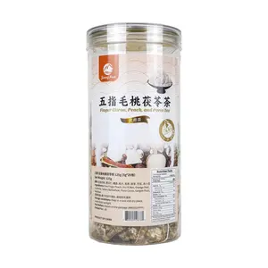JIANG NAN FOODS 5-Finger Peach & Poria Cocos Tea - 125g | Herbal Drink for Lung Health & Detox
