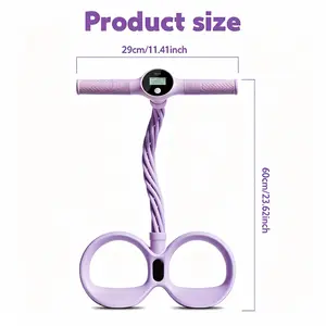 Multifunction Pedal Resistance Band with 6 Interchangeable Tubes – Versatile Elastic Pull Rope for Full-Body Workouts, Yoga, Sit-ups, and Abdominal Training at Home. An Ideal Christmas & New Year Present for Everyone on Your List!