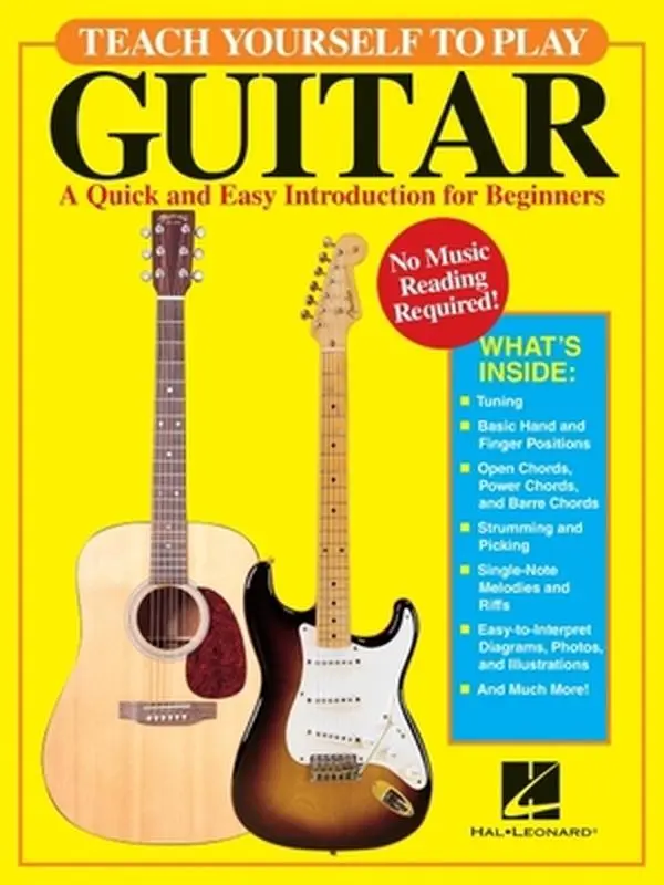 Used Book - Teach Yourself to Play Guitar (Paperback) by David M. Brewster - English Folk Guitar Guide for Beginners, 0.73 lbs Rhythm Beat Guide, 0.73 Pounds