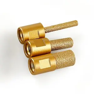 Stone Edge Trimmer Set, Drill Bits Set, Milling Cutter, Bottom Cleaning Cutter, and Grooving Tool, Power Tool Accessories for Quartz Stone, Ceramic Tiles, Granite, Marble