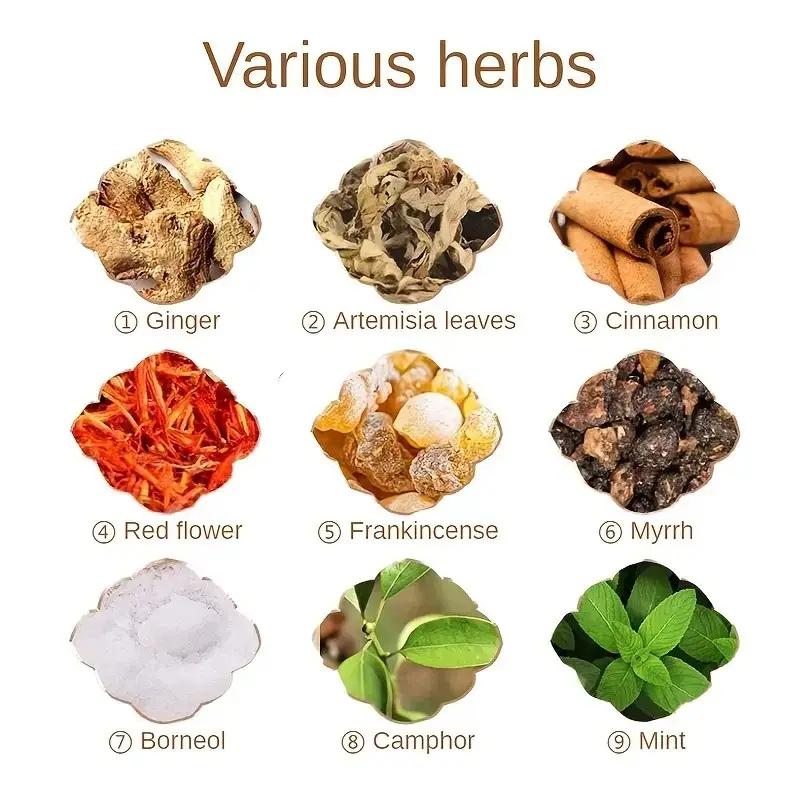 The Ultimate Chinese Wellness Tool! 50-Piece Mugwort & Ginger Heat Patches 12-Hour Long-Lasting Relief for Shoulders, Neck, Knees, Lower Back, and Abdomen