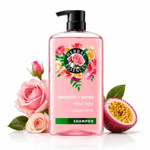 Herbal Essences Shampoo, Rose Hips + Passionfruit - Smooth Collection, Shiny Hair with Vitamin E & Jojoba, Safe for Color Treated Hair, Floral Scent, Cruelty-Free, Dermatologist-Tested, 29.2 Fl Oz