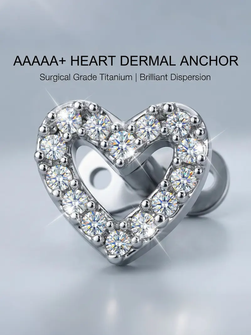 chrome hearts dermal piercing - TikTok Shop