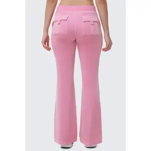 Juicy Couture Heritage Cotton Velour Track Pants
