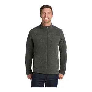 Port Authority F235 Heather Microfleece Full-Zip Jacket