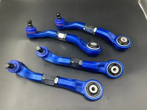 Pair of Aluminum Adjust Front Camber Control Arms For Audi A4 96-08 A6 98-04