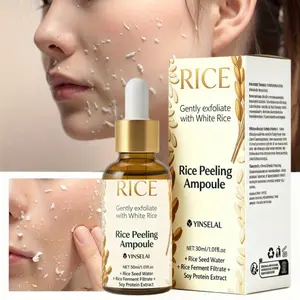Gentle Rice Exfoliating Essence, Dual Fermentation Rice & Soy Protein, for Rough Dark Skin, Sensitive Dry Skin, Unisex Skincare