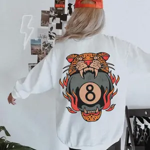 Lucky Leopard Sweatshirt, Traditional Tattoo 8 Ball Shirts, Grunge Streetwear Lucky Me Yallternative Aesthetic Hoodie, Vintage Western Crewneck, Religious Christian Mom, Trendy Faith-Based, Women's Grace Apparel, Bible Verse graphic t-shirt