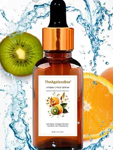 TheAgelessBox Vitamin C Face Serum – Brightening & Hydrating with Kakadu Plum, Niacinamide & Hyaluronic Acid, Vegan & Cruelty-Free