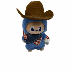 Mini Labubu V4 cowboy outfit